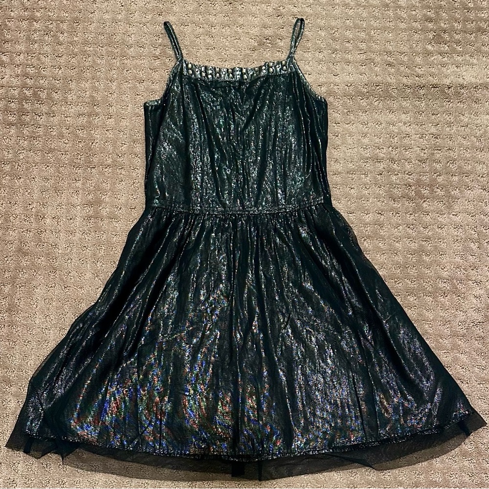 NWT - Abercrombie Kids Black Shimmer Dress